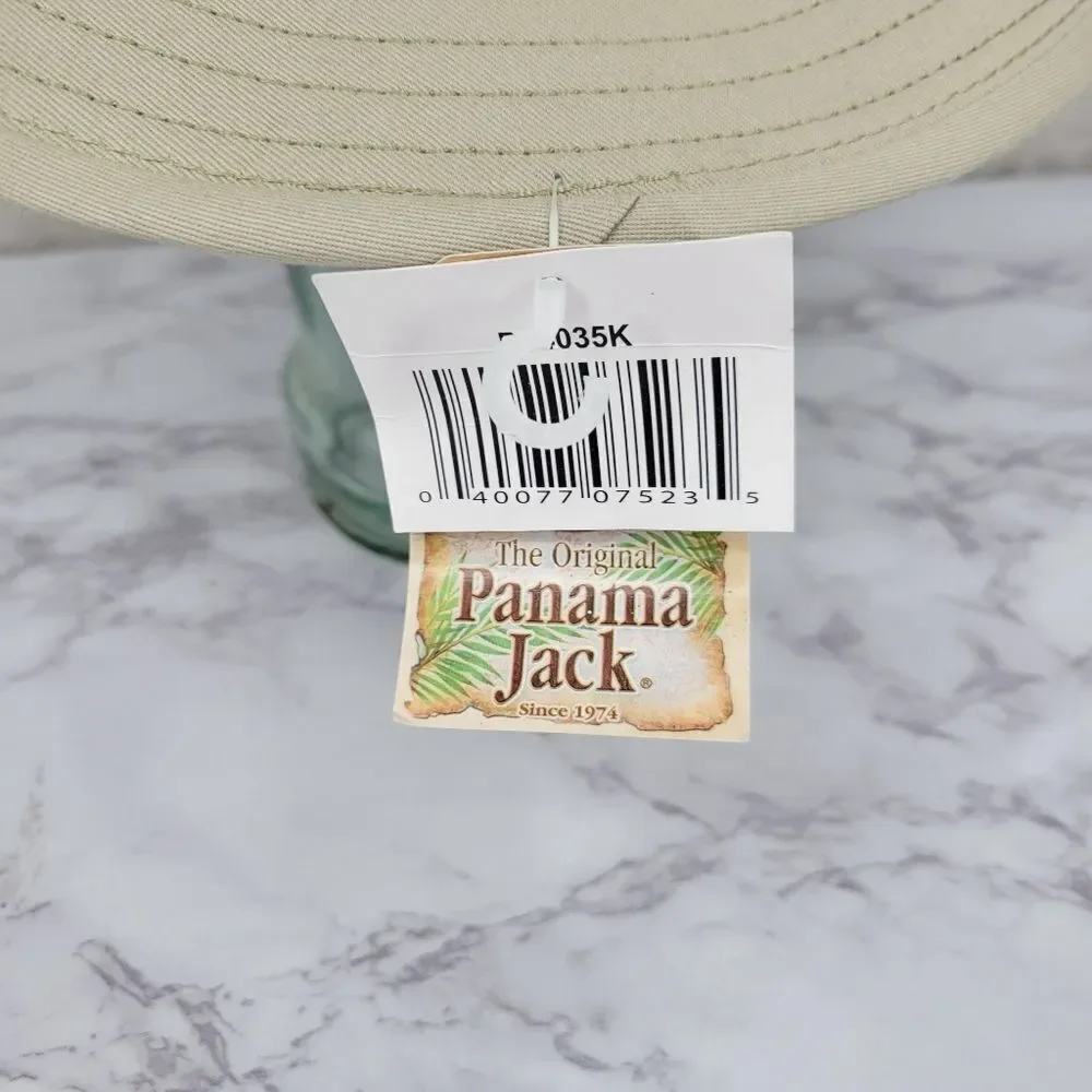 Panama Jack Men's Tan Canvas Hat Safari